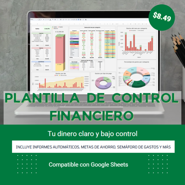Plantilla de Control Financiero by ServandoSoluciones: is it worth buying?