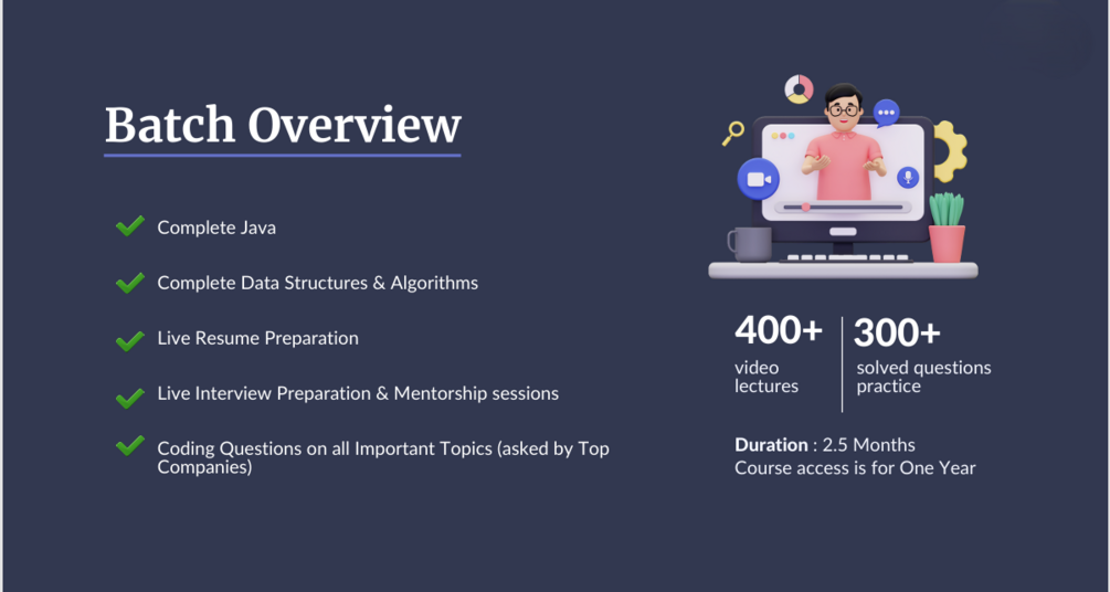 Alpha Batch 5.0 - Complete Placement Course  — product preview