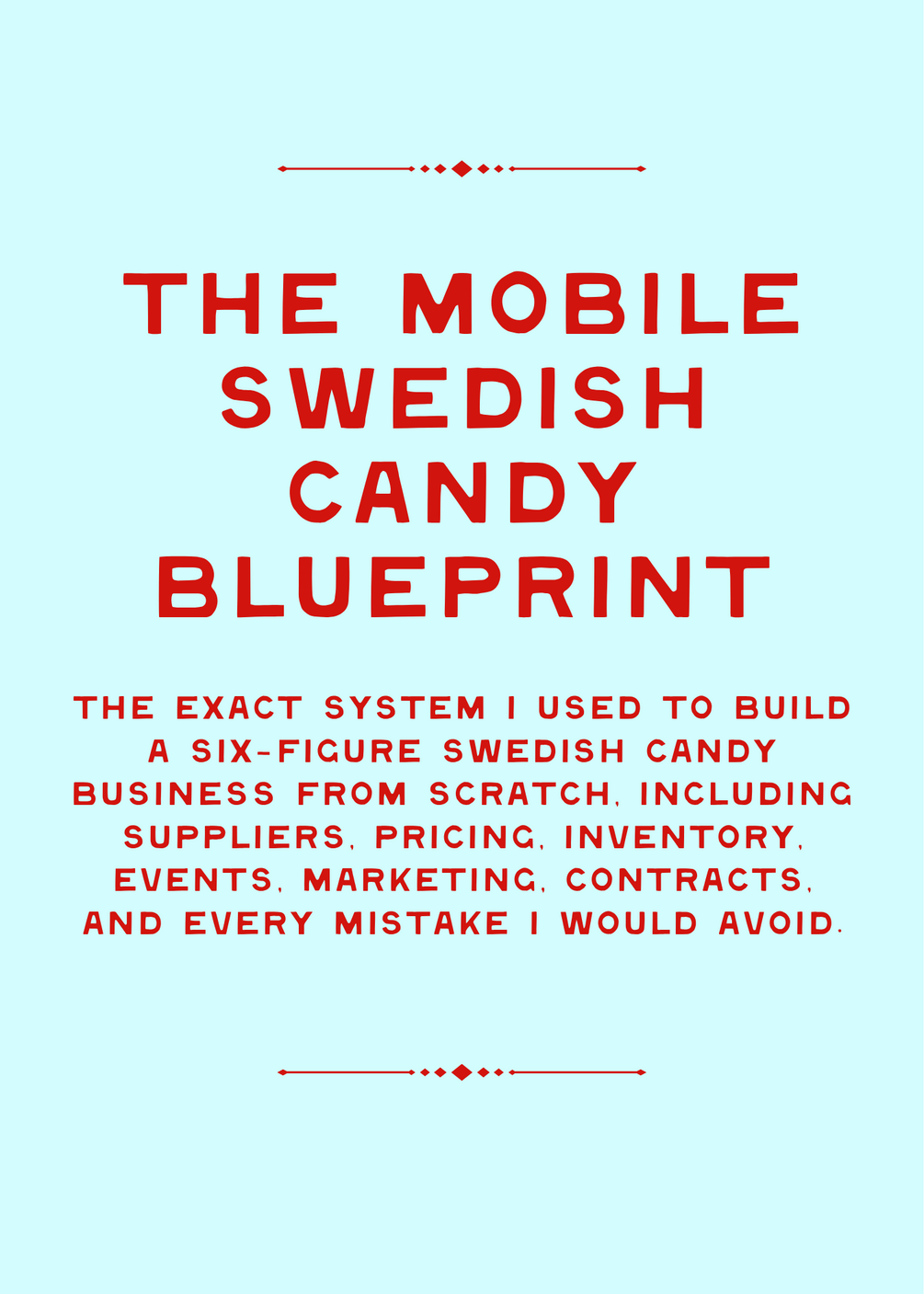 The Mobile Swedish Candy Blueprint: How to Start and Build a Swedish Candy Business by Amelia: Is It Worth Buying?