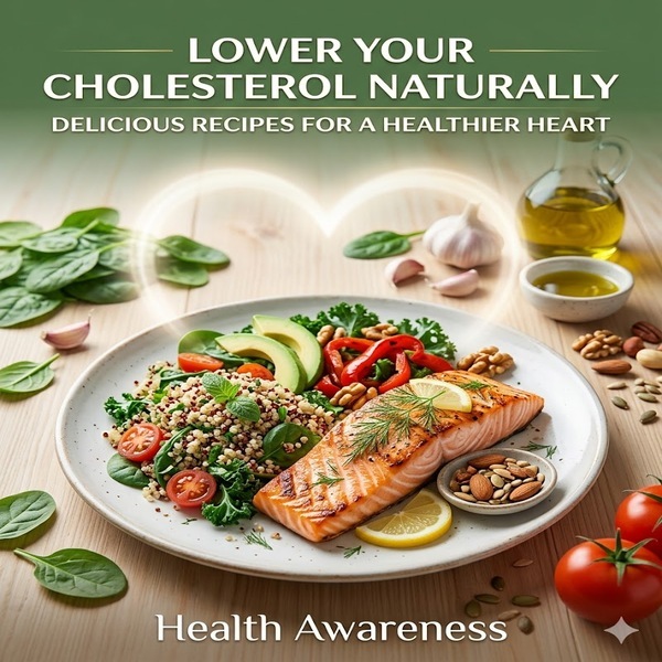 ❤️ Lower Your Cholesterol Naturally: Delicious Recipes for a Healthier Heart 🥗 by Health Awareness: is it worth buying?