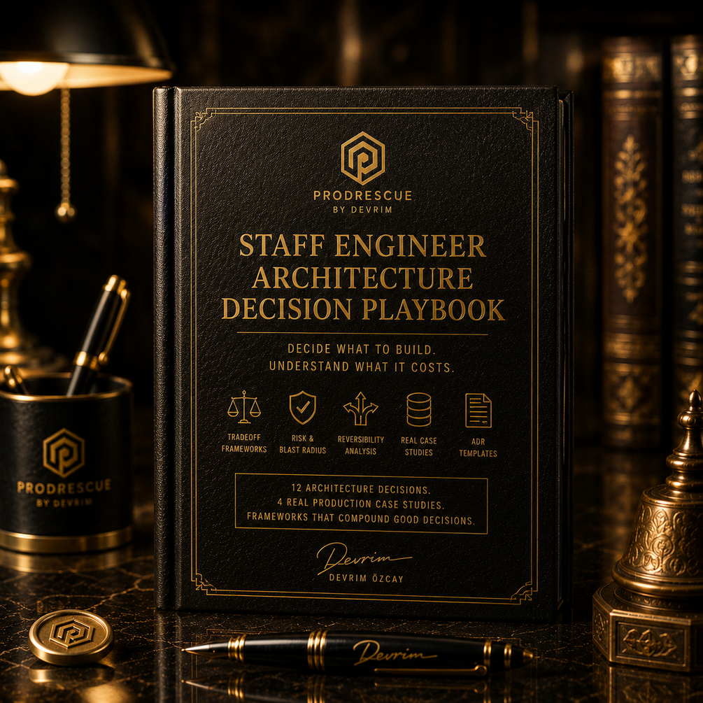 Staff Engineer Architecture Decision Playbook — product preview