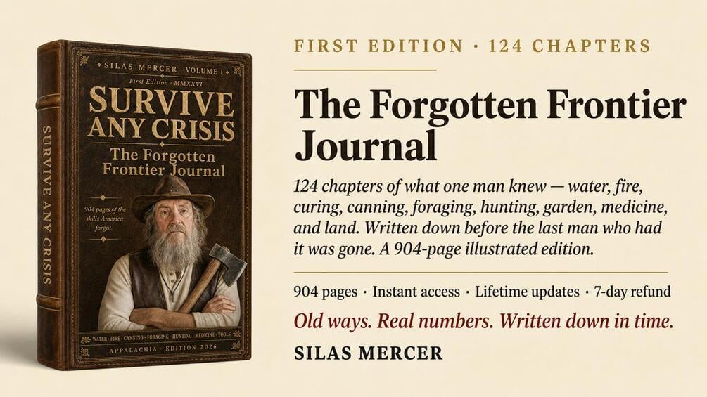 The Forgotten Frontier Journal — product preview