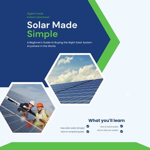 Solar Made Simple: Beginner’s Guide to Buying Solar by warikubu: is it worth buying?