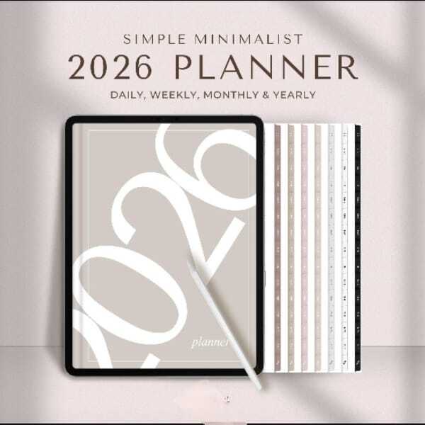 Simple Digital Planner |  2026 Planner |  Minimalist  Planner by Dear Products: is it worth buying?