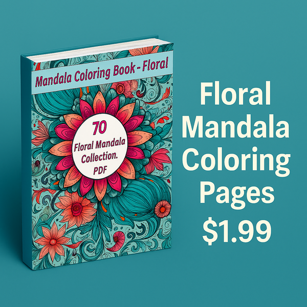 Mandala Coloring Book for Adults | Printable | Floral Designs | Stress & Relief | 70 Pages by Lakindu: is it worth buying?