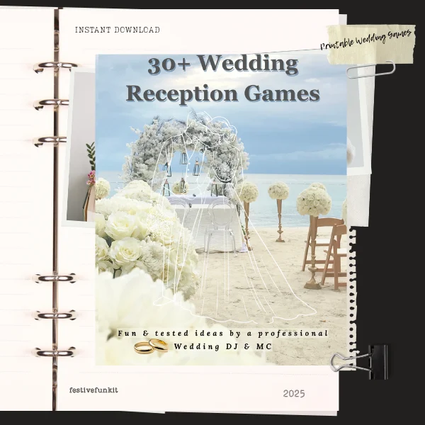 Wedding Reception Games – Pro DJ & MC Tested Ideas by Festive Fun Kit: is it worth buying?